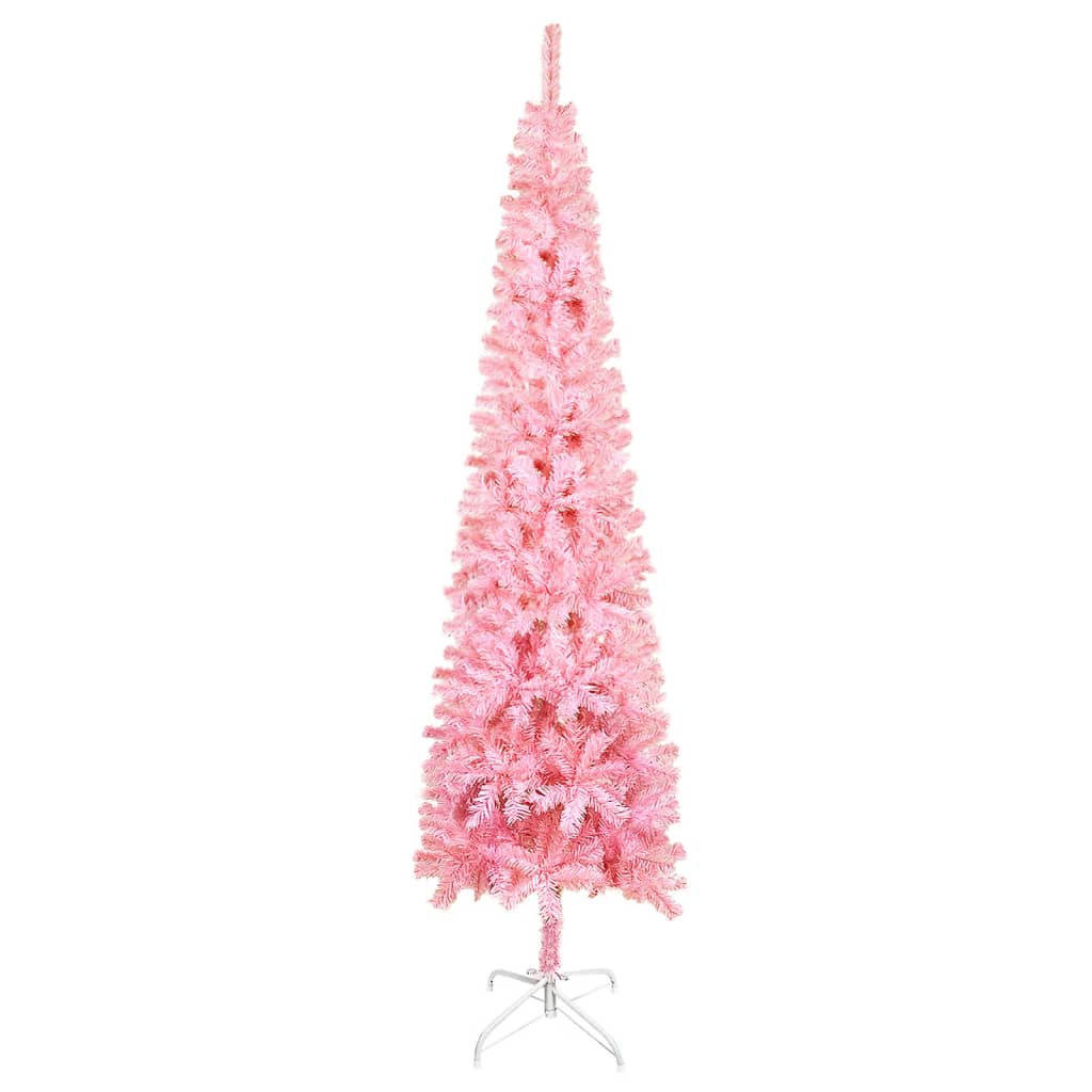 Slim Christmas Tree Pink 150 Cm