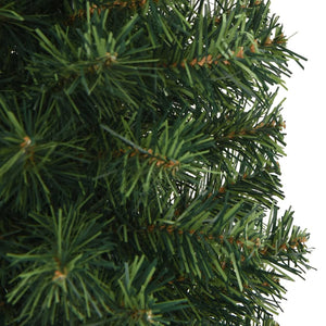 Slim Artificial Christmas Tree With Stand Green 120 Cm Pvc