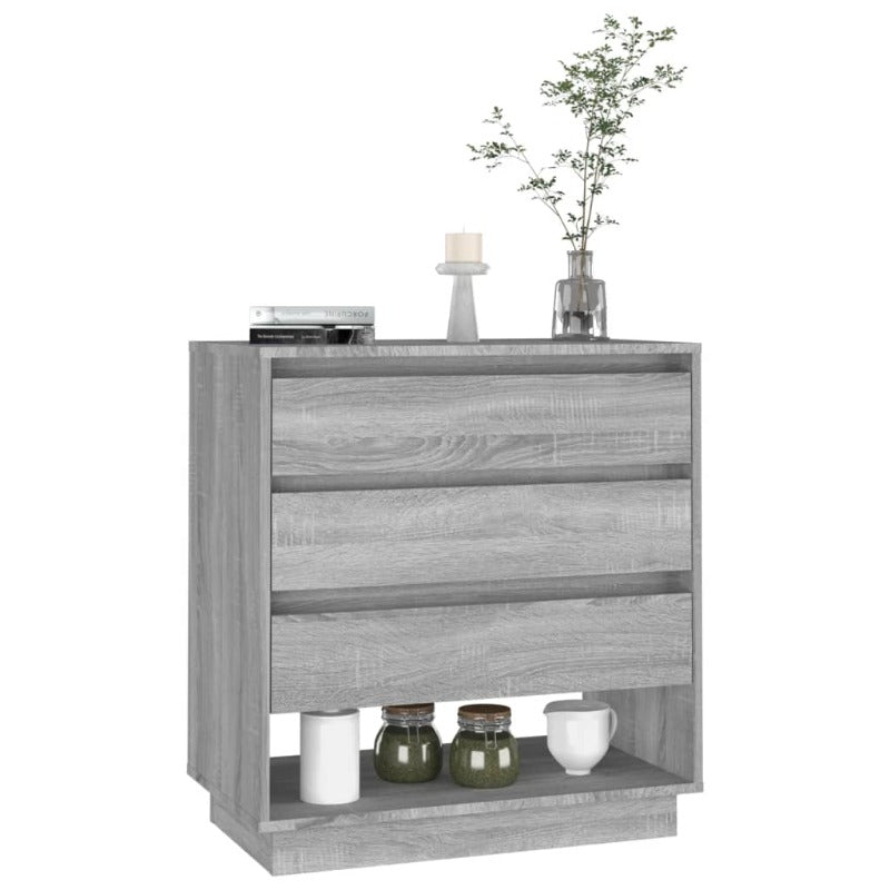 Sideboard Grey Sonoma 70X41x75 Cm Engineered Wood