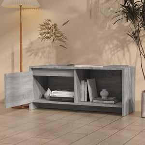 Tv Cabinet Grey Sonoma 90X35x40 Cm Engineered Wood