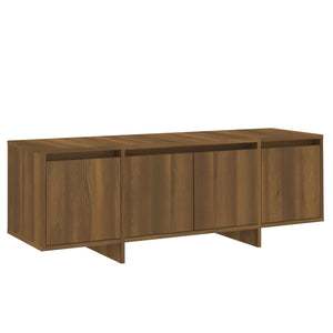 Tv Cabinet Brown Oak 120X30x40.5 Cm Engineered Wood