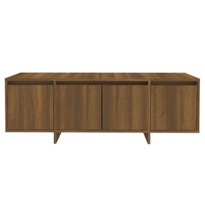 Tv Cabinet Brown Oak 120X30x40.5 Cm Engineered Wood