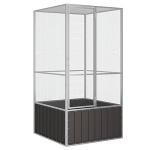 Bird Cage Anthracite 111X107x211.5 Cm Galvanised Steel