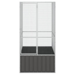 Bird Cage Anthracite 111X107x211.5 Cm Galvanised Steel