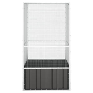 Bird Cage Anthracite 111X107x211.5 Cm Galvanised Steel