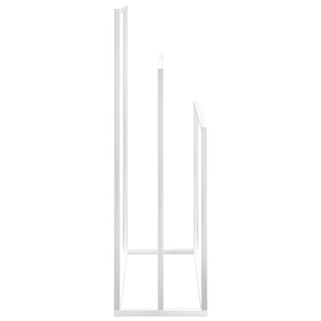 Freestanding Towel Rack White 48X24x79 Cm Iron