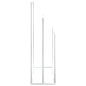 Freestanding Towel Rack White 48X24x79 Cm Iron