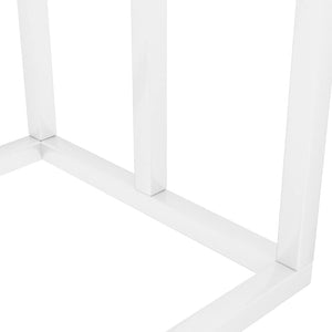 Freestanding Towel Rack White 48X24x79 Cm Iron