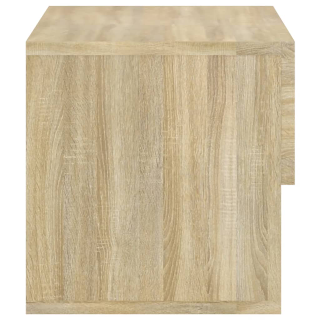 Wall-Mounted Bedside Cabinet Sonoma Oak