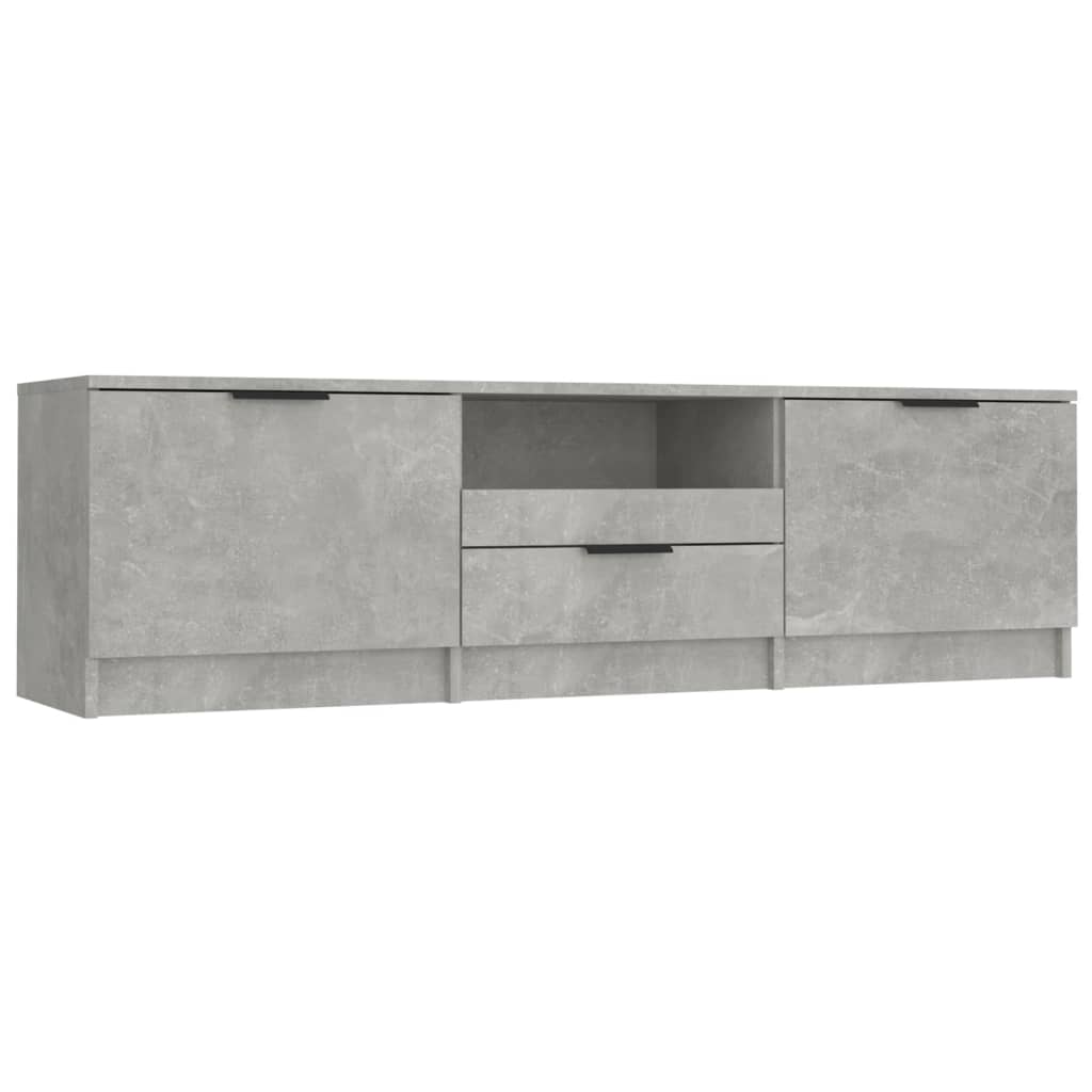 Tv Cabinet Concrete Grey 140X35x40 Cm Engineered Wood