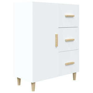 Sideboard White 69.5X34x90 Cm Engineered Wood