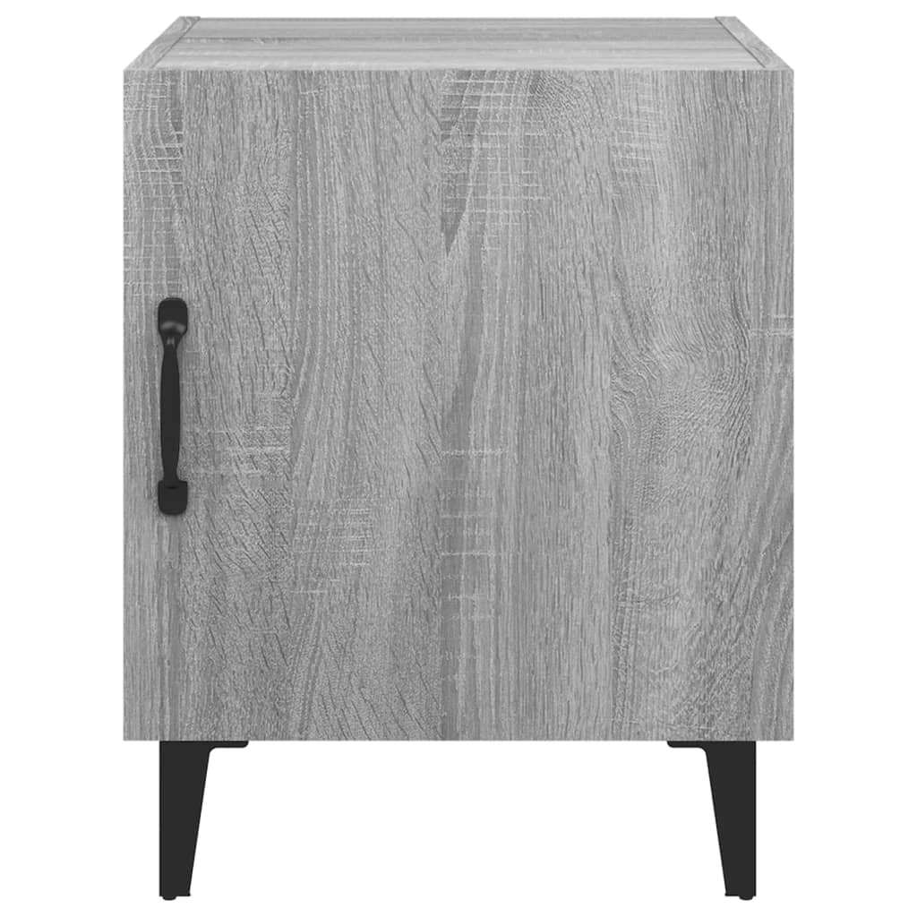 Bedside Cabinets 2 Pcs Grey Sonoma Engineered Wood