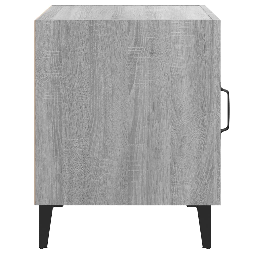 Bedside Cabinets 2 Pcs Grey Sonoma Engineered Wood