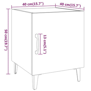 Bedside Cabinets 2 Pcs Grey Sonoma Engineered Wood