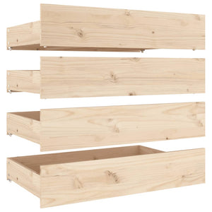 Bed Frame With Drawers 183X203 Cm King Size