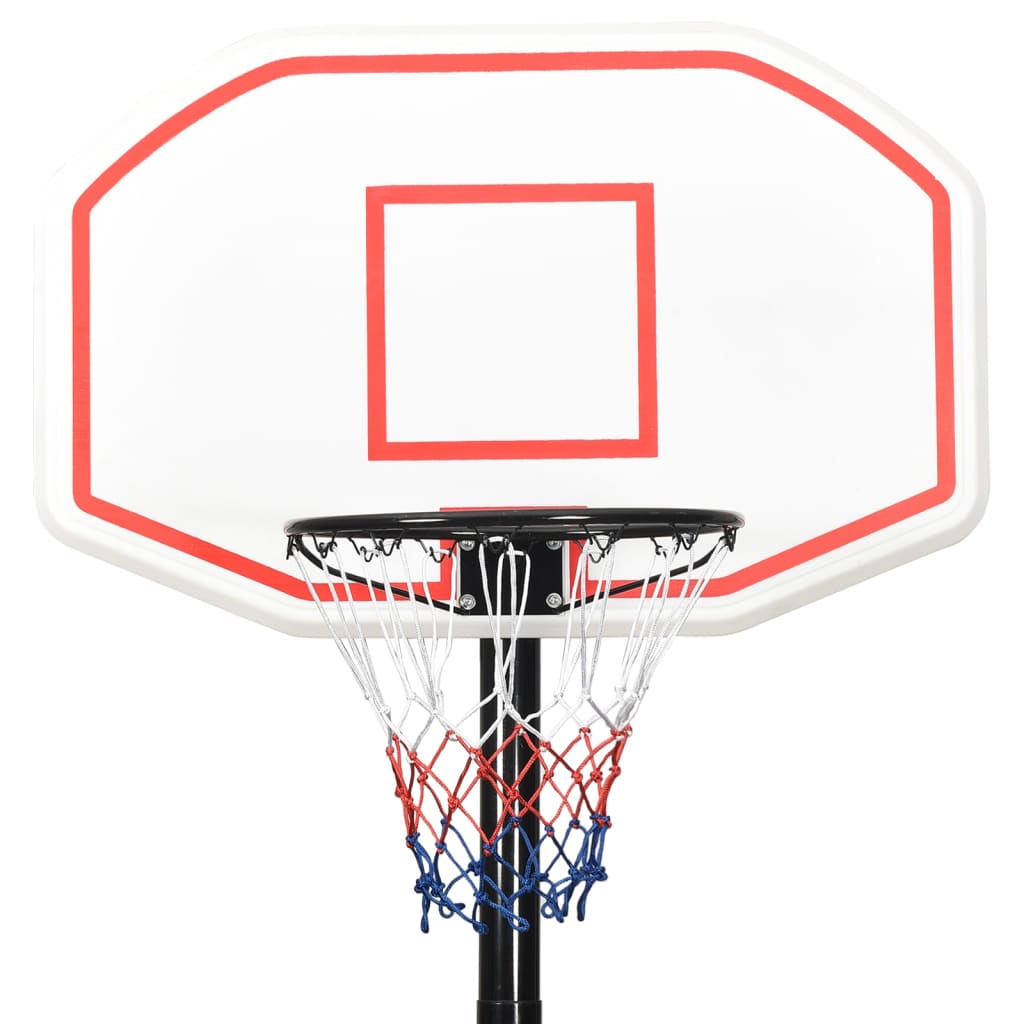 Basketball Stand White 258-363 Cm Polyethene