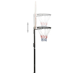 Basketball Stand White 216-250 Cm Polyethene