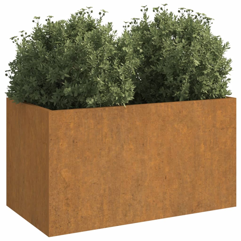 Planter 62X40x39 Cm Corten Steel