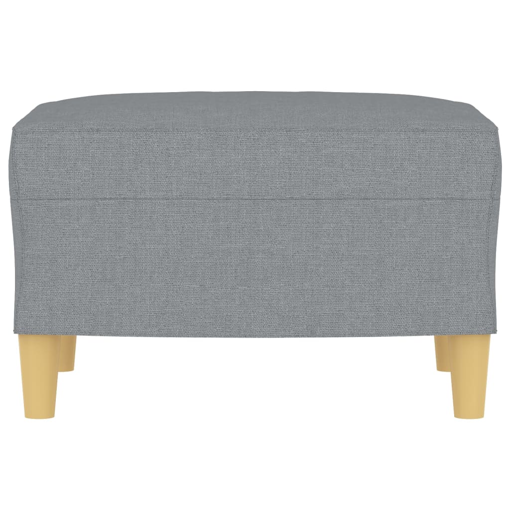 Footstool Light Grey 60X50x41 Cm Fabric