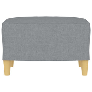 Footstool Light Grey 60X50x41 Cm Fabric