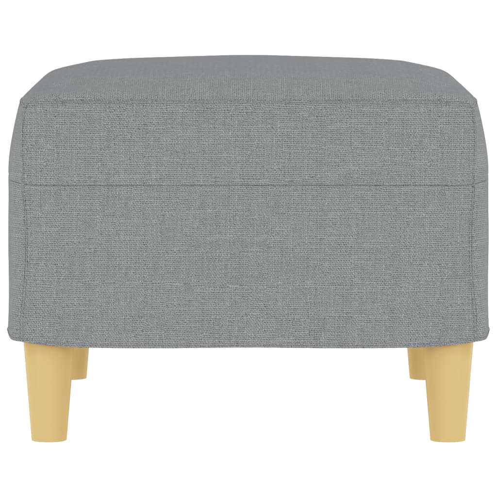 Footstool Light Grey 60X50x41 Cm Fabric