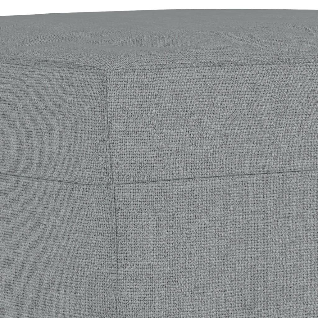 Footstool Light Grey 60X50x41 Cm Fabric