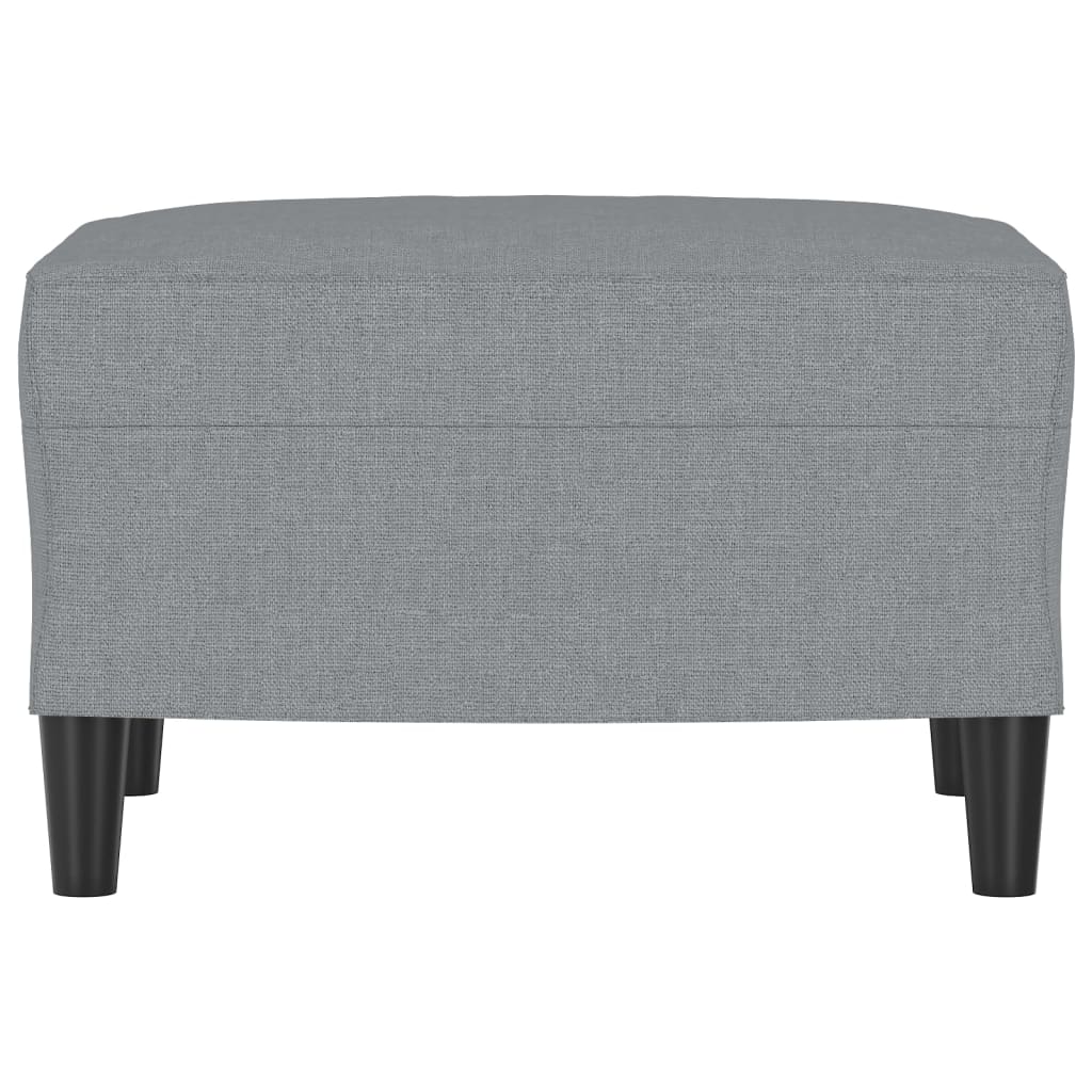 Footstool Light Grey 60X50x41 Cm Fabric