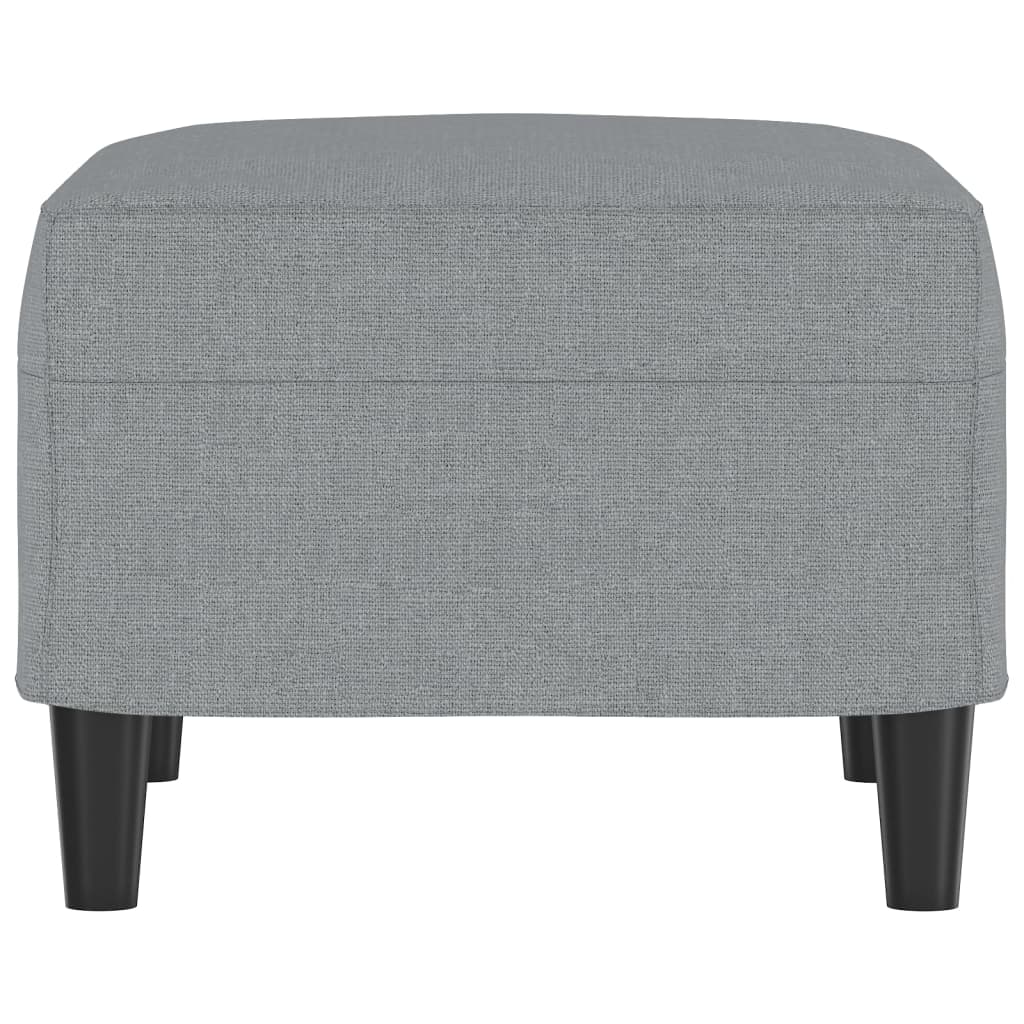 Footstool Light Grey 60X50x41 Cm Fabric