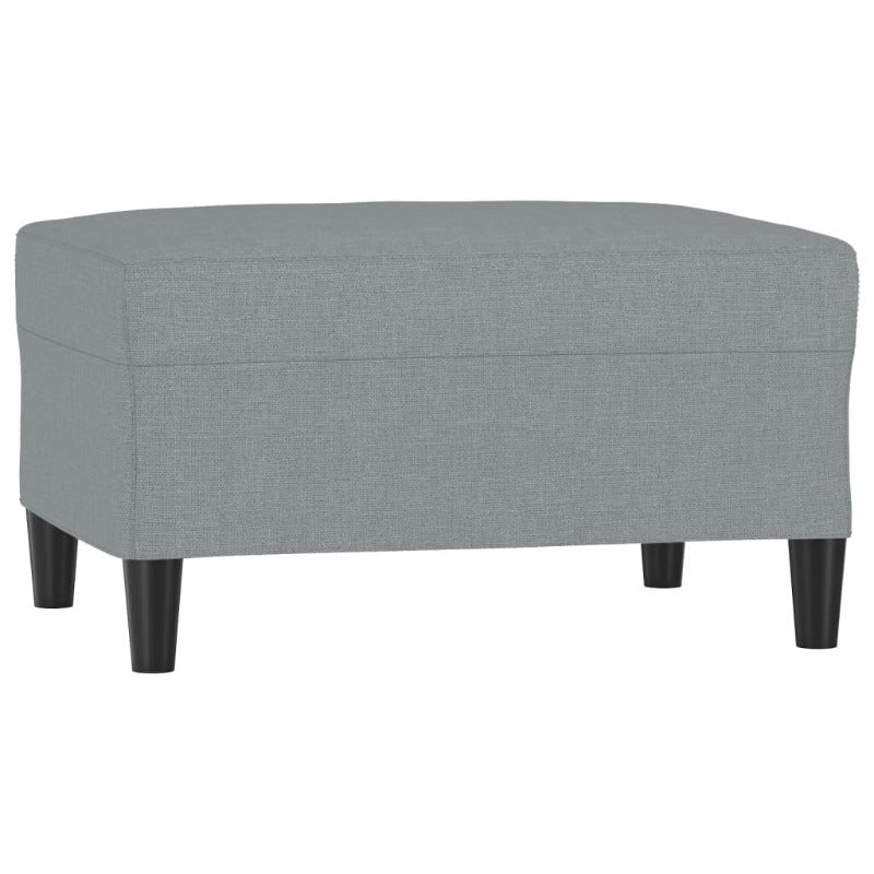 Footstool Light Grey 70X55x41 Cm Fabric