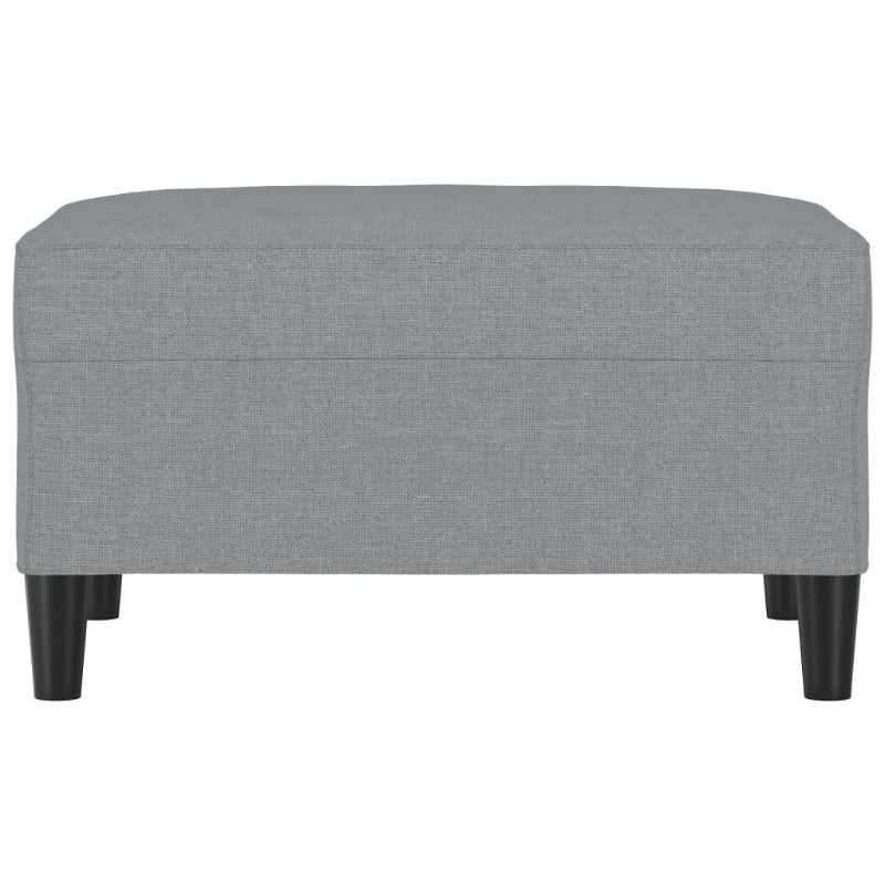 Footstool Light Grey 70X55x41 Cm Fabric