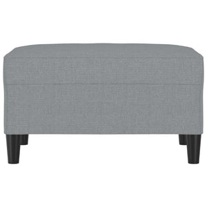 Footstool Light Grey 70X55x41 Cm Fabric