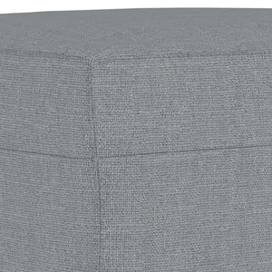 Footstool Light Grey 70X55x41 Cm Fabric