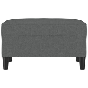 Footstool Dark Grey 70X55x41 Cm Fabric