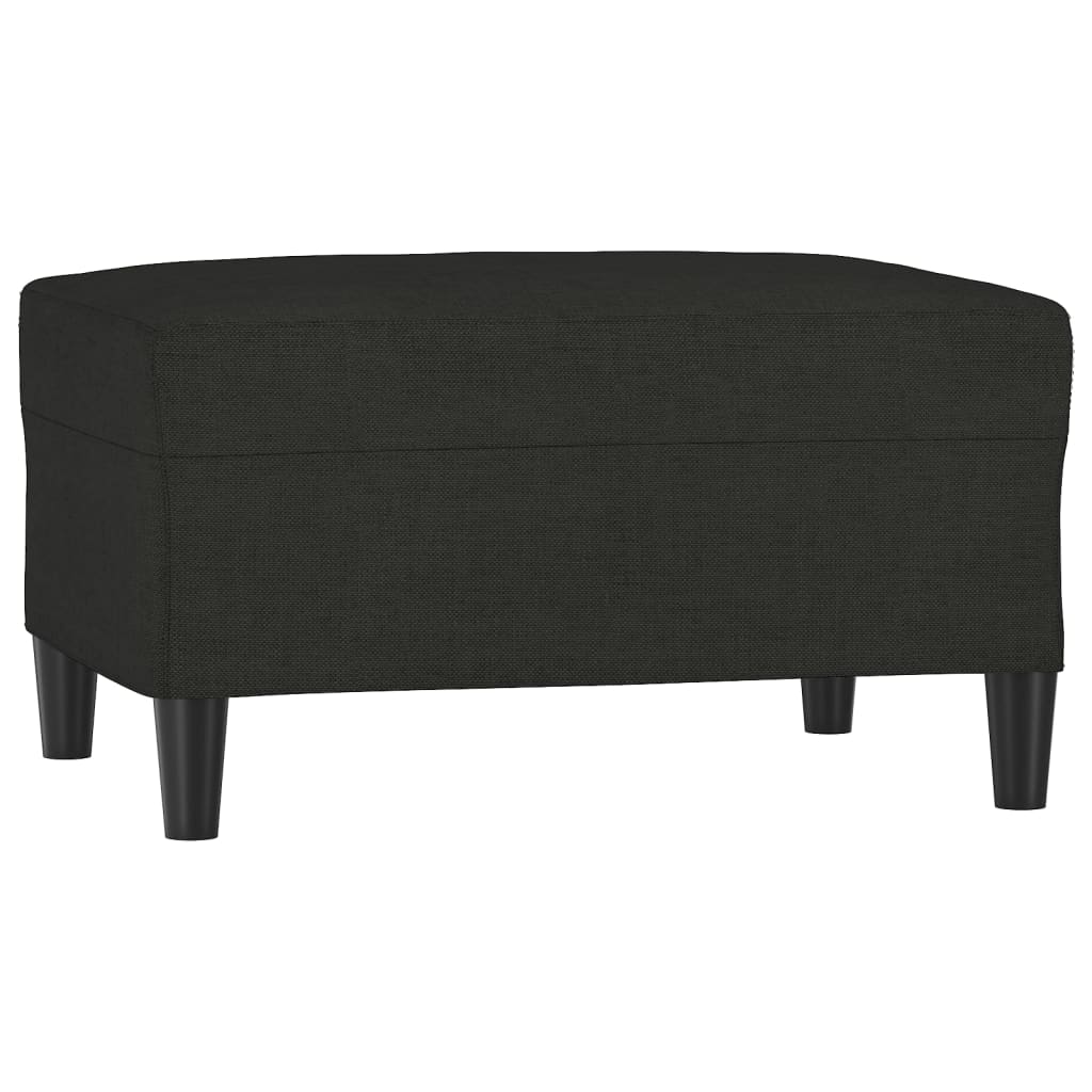 Footstool Black 70X55x41 Cm Fabric