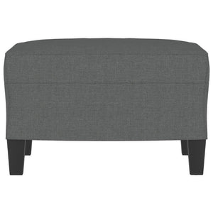 Footstool Dark Grey 60X50x41 Cm Fabric