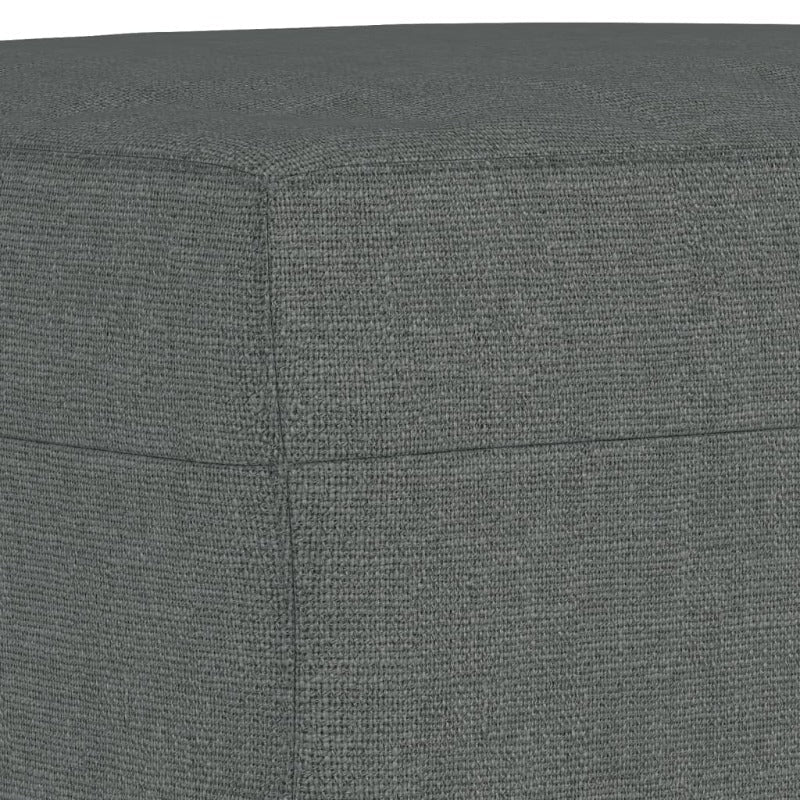 Footstool Dark Grey 60X50x41 Cm Fabric