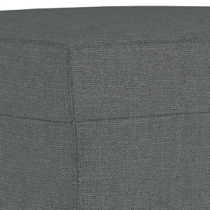 Footstool Dark Grey 60X50x41 Cm Fabric