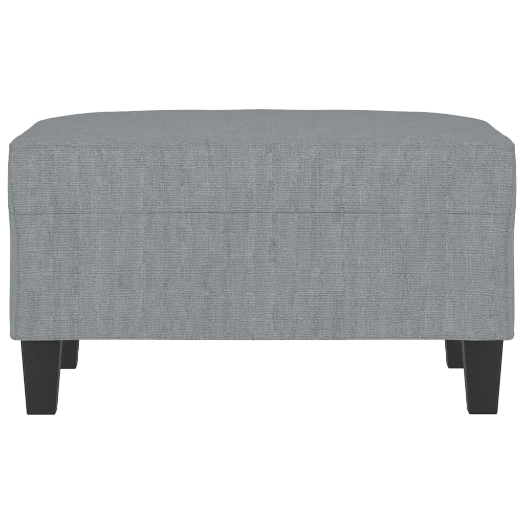 Footstool Light Grey 70X55x41 Cm Fabric