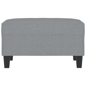 Footstool Light Grey 70X55x41 Cm Fabric