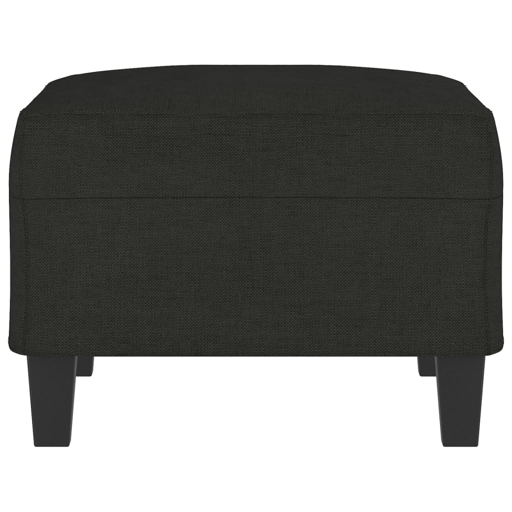 Footstool Black 70X55x41 Cm Fabric