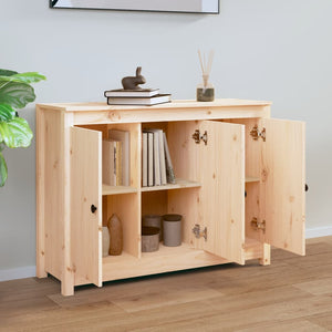 Sideboard 100X35x74 Cm Solid Wood Pine