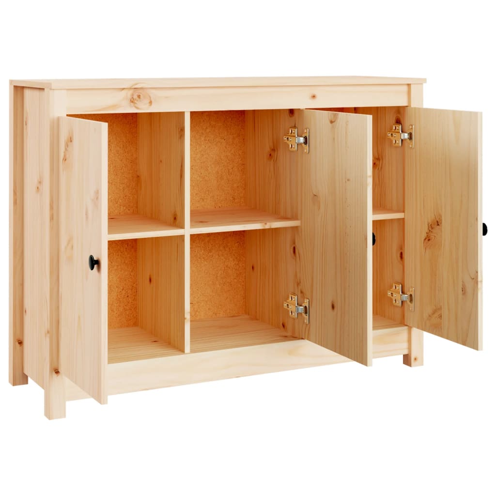 Sideboard 100X35x74 Cm Solid Wood Pine