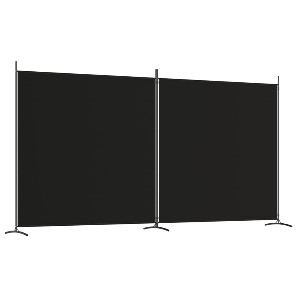 2-Panel Room Divider 348X180 Cm Fabric