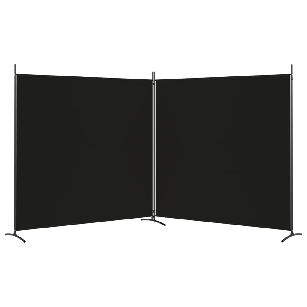 2-Panel Room Divider 348X180 Cm Fabric