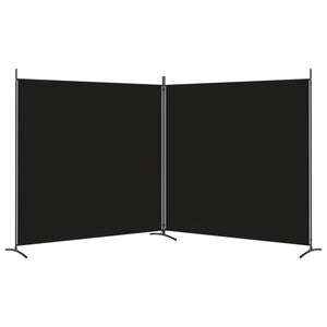 2-Panel Room Divider 348X180 Cm Fabric