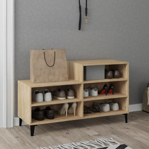 Shoe Cabinet Sonoma Oak 102X36x60 Cm Engineered Wood