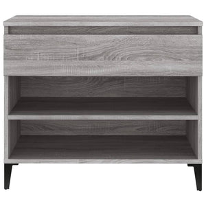 Shoe Cabinet Grey Sonoma 70X36x60 Cm Engineered Wood