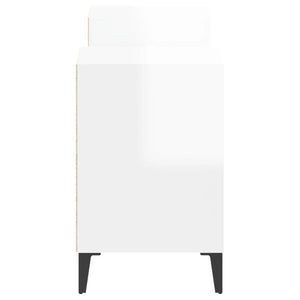 Tv Cabinet High Gloss White 160X35x55 Cm Engineered Wood