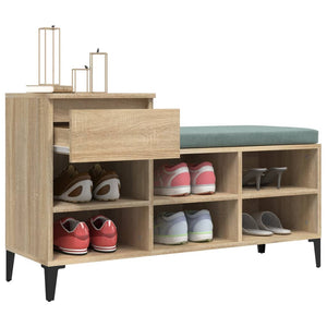 Shoe Cabinet Sonoma Oak 102X36x60 Cm Engineered Wood