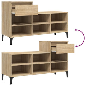 Shoe Cabinet Sonoma Oak 102X36x60 Cm Engineered Wood